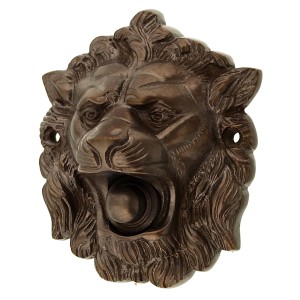 Sonnette en Laiton Antique avec Design Tête de Lion – A9501