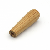 Manchette de poignée de porte en bois véritable, couleur "pin